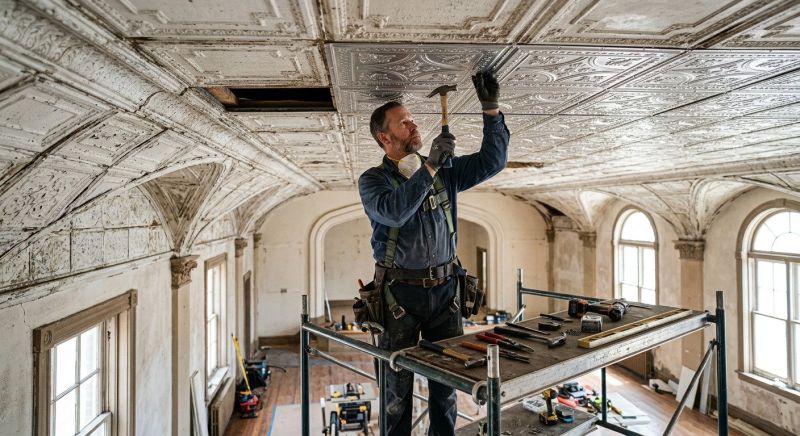 Tin Ceiling Repair