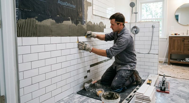 Tile Shower Installation in Littleton, CO